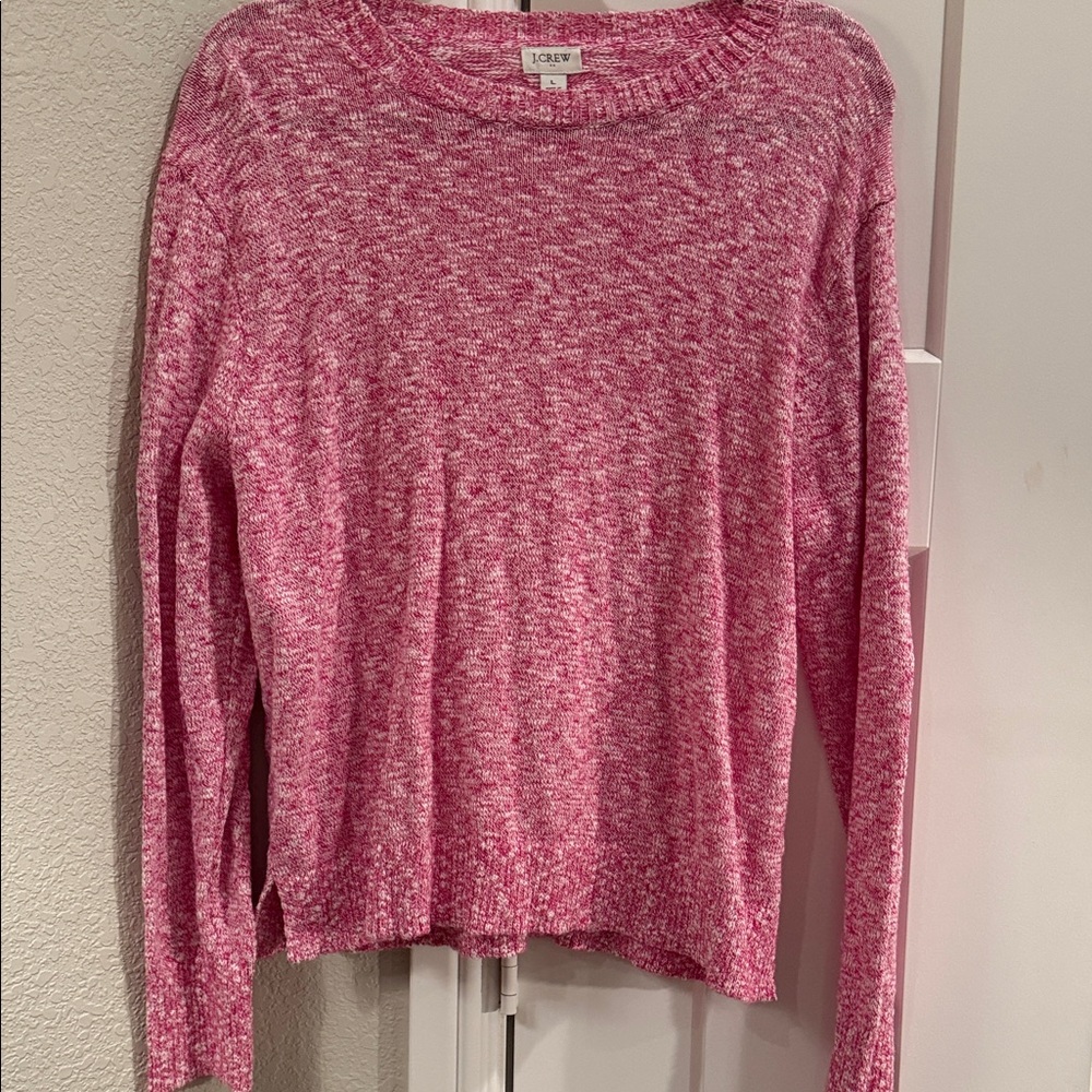 J. Crew Pink Marled Women's Sweatshirt